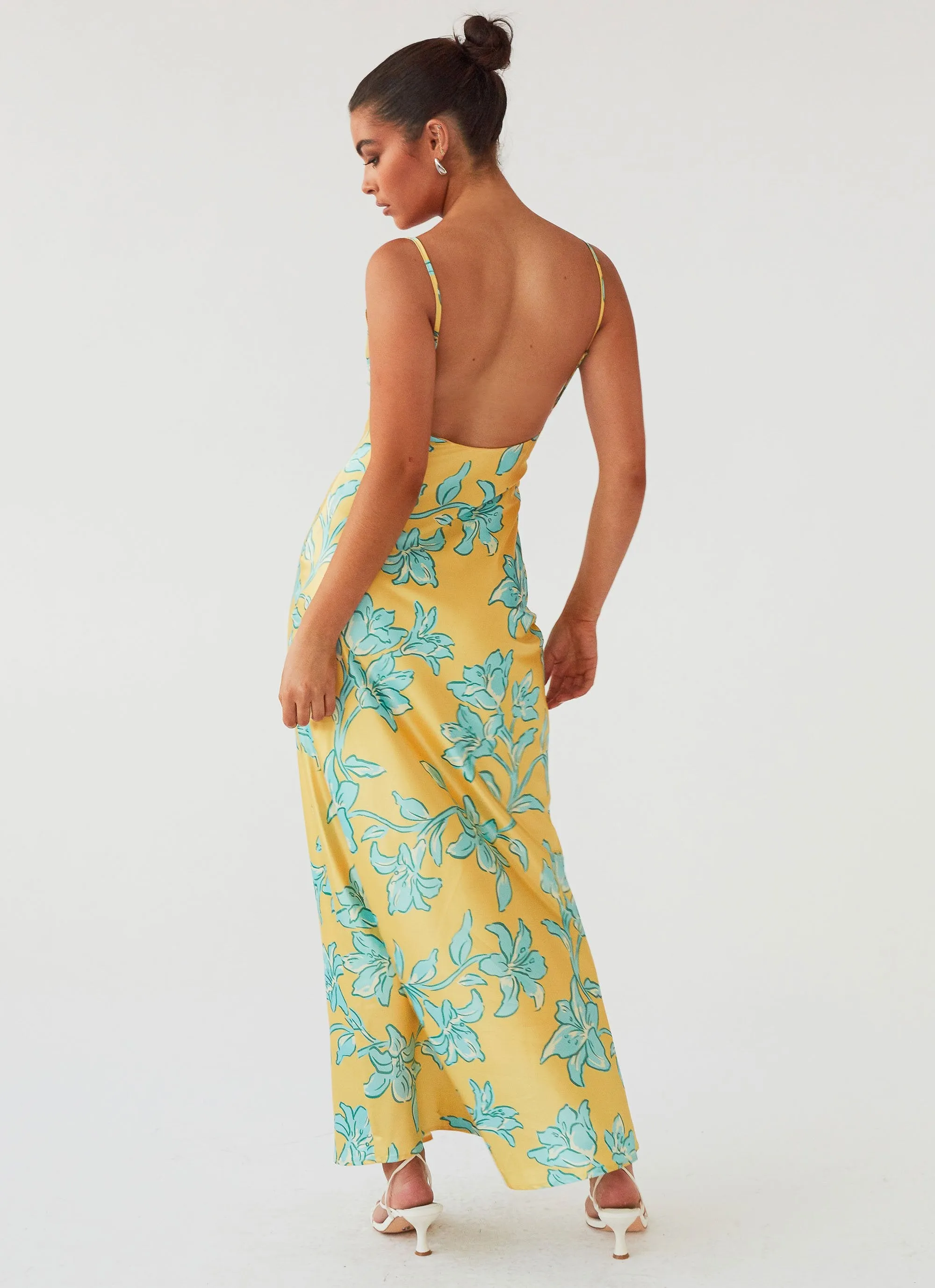 Sorrento Sun Maxi Dress - Golden Bloom sold by Peppermayo product image thumbnail 3