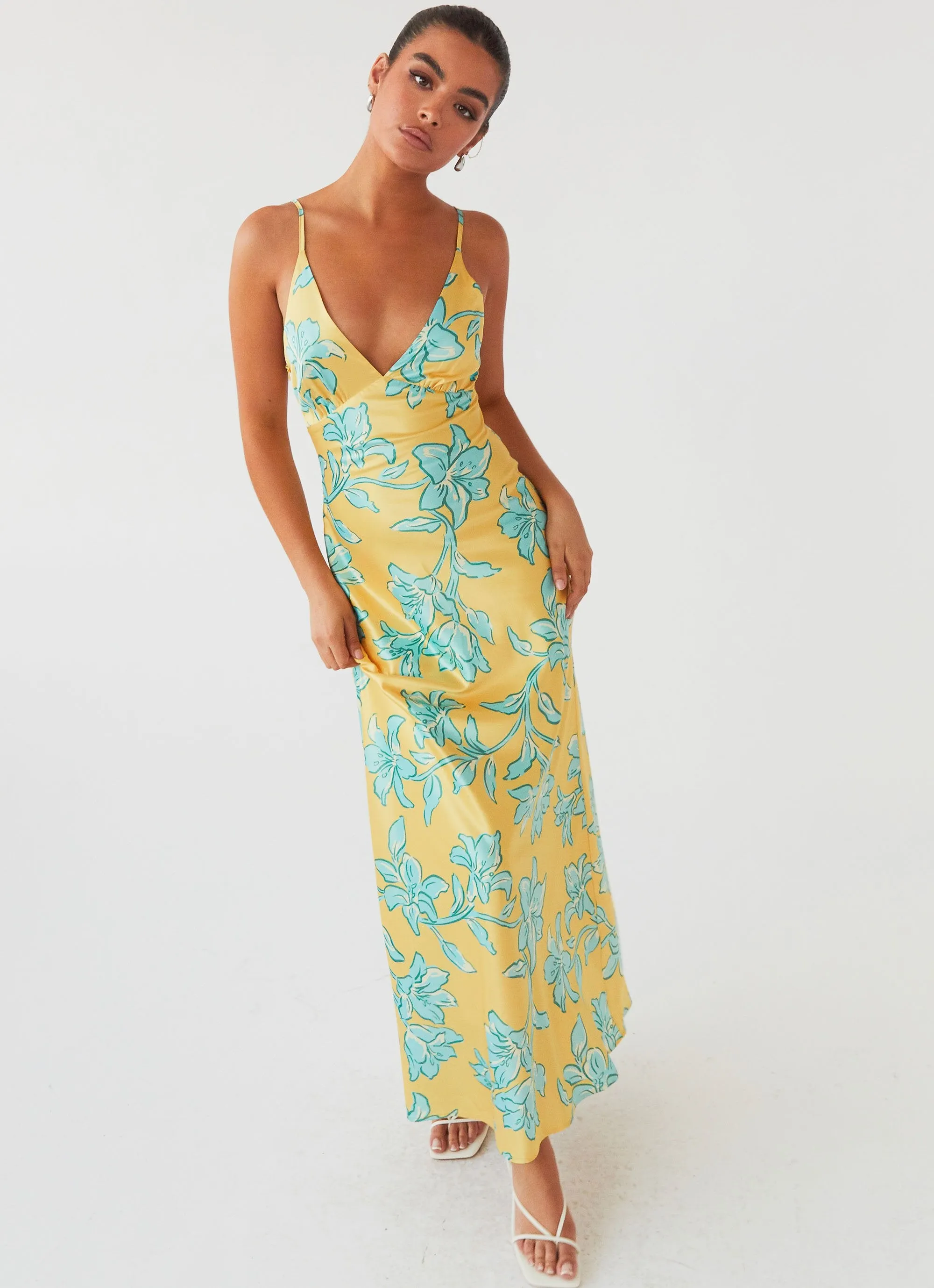 Sorrento Sun Maxi Dress - Golden Bloom sold by Peppermayo product image thumbnail 4