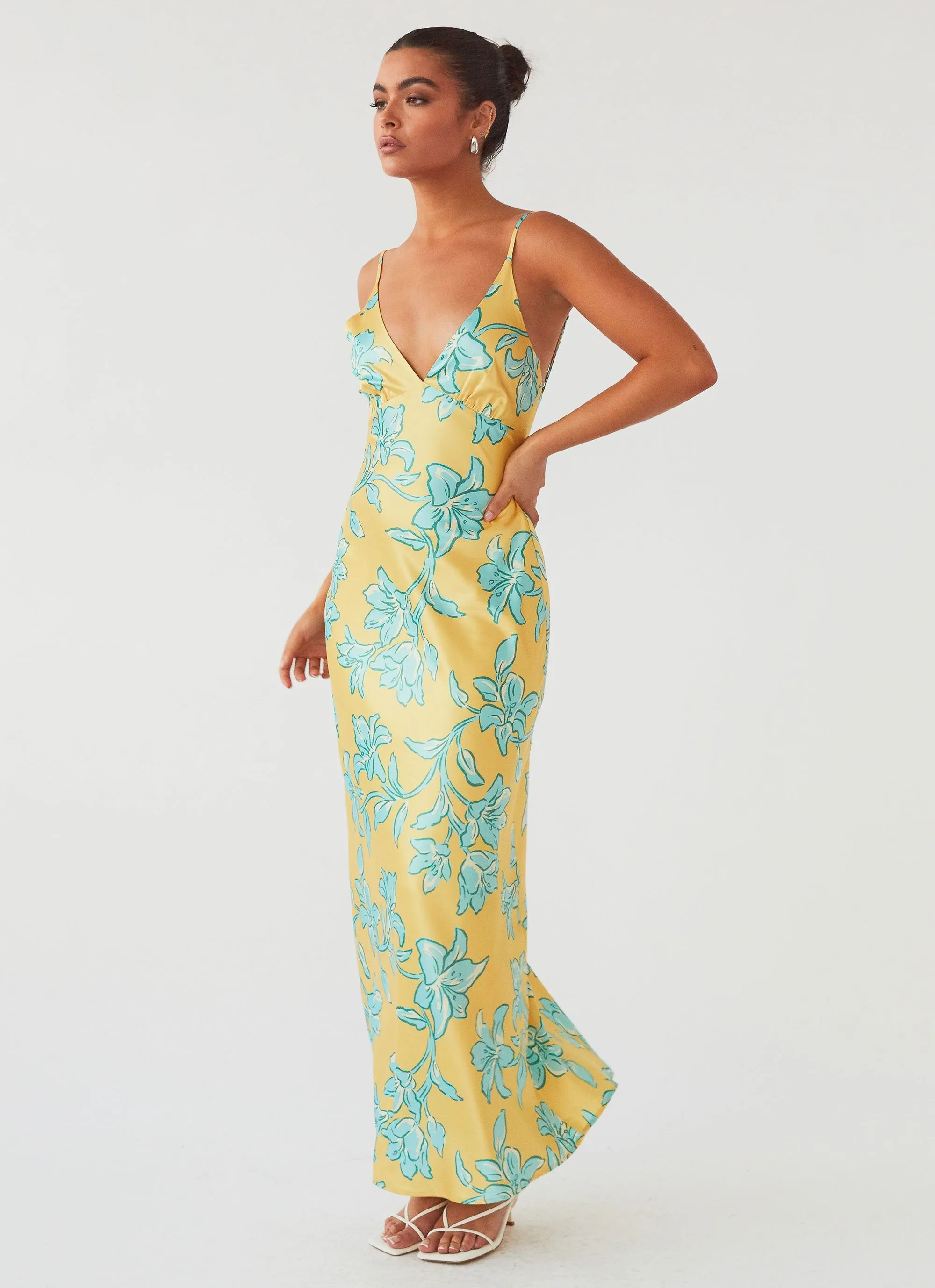 Sorrento Sun Maxi Dress - Golden Bloom sold by Peppermayo product image thumbnail 2