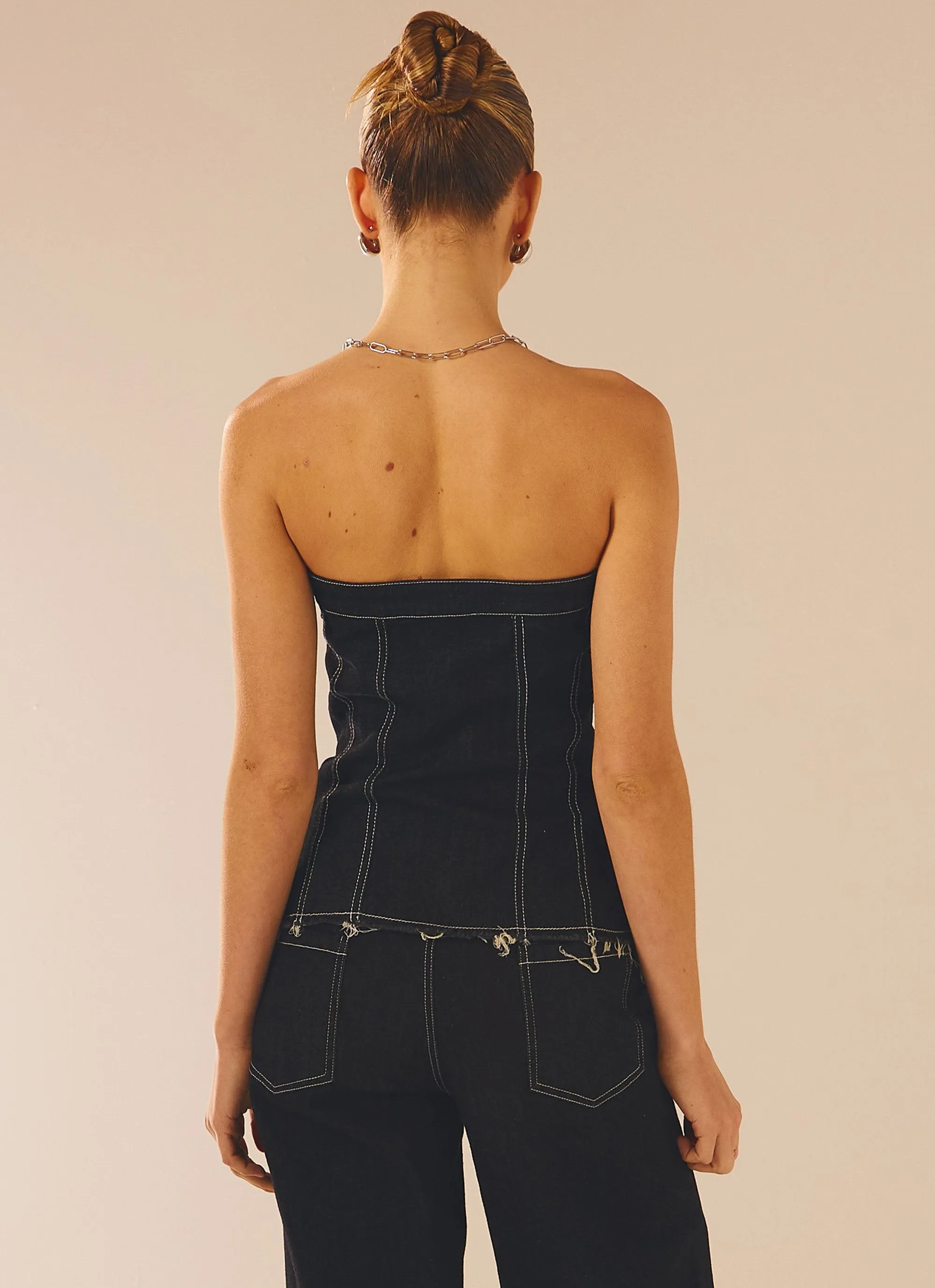 New York Nights Bustier Top - Indigo sold by Peppermayo product image thumbnail 5