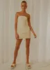 Summer Brunch Tube Mini Dress - Ivory sold by Peppermayo