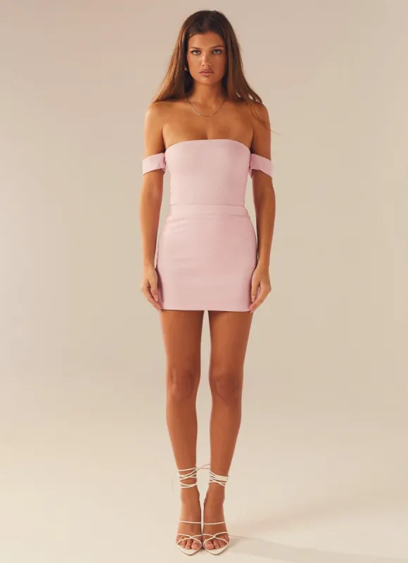 Catch The Light Mini Skirt - Pink Dusk sold by Peppermayo