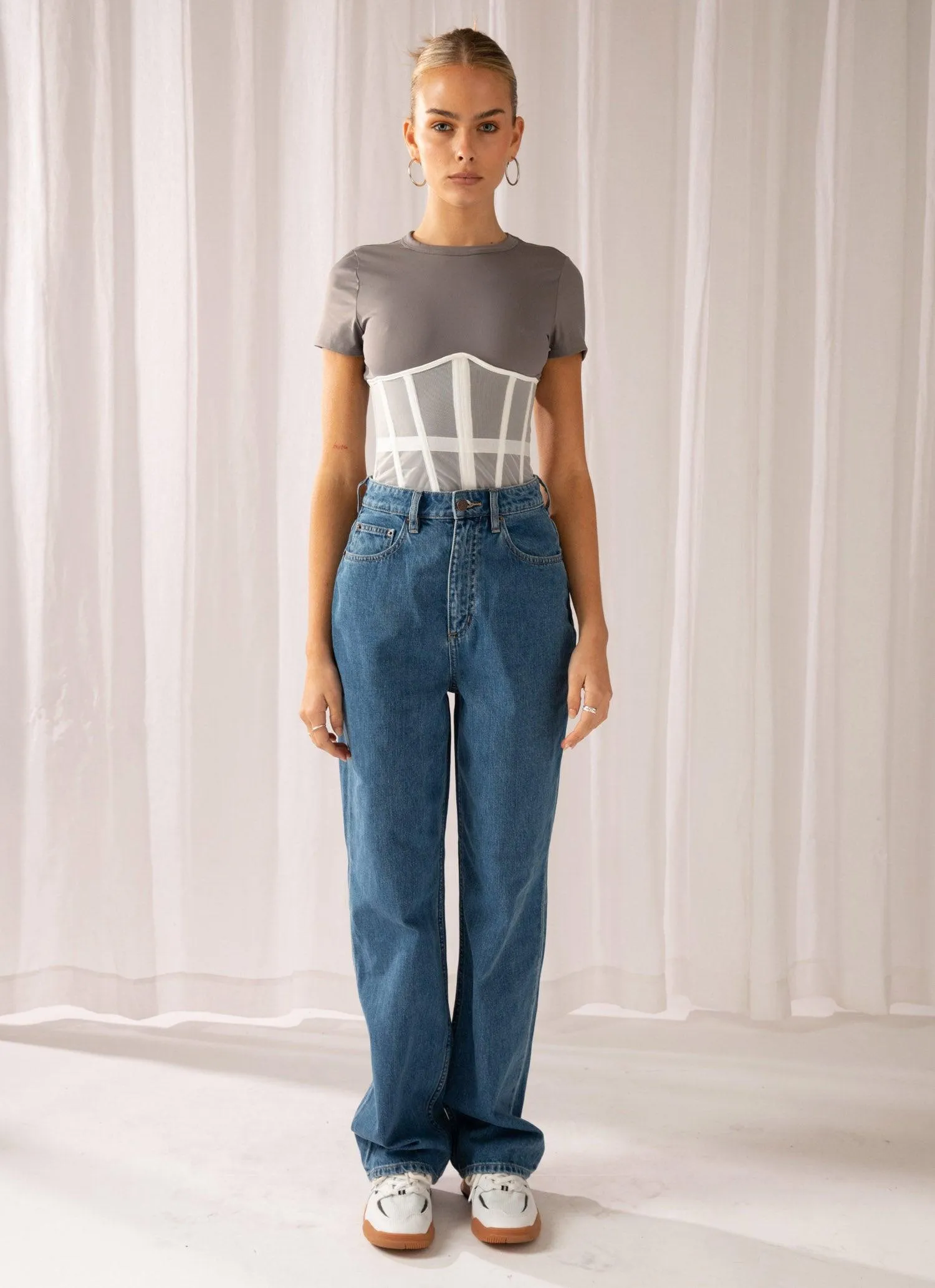 Higher Love bustier - White sold by Peppermayo product image thumbnail 3