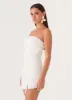 Carlotta Mini Dress - White sold by Peppermayo