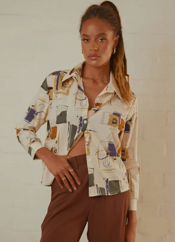 Prague Shirt - Multi Print made by Peppermayo