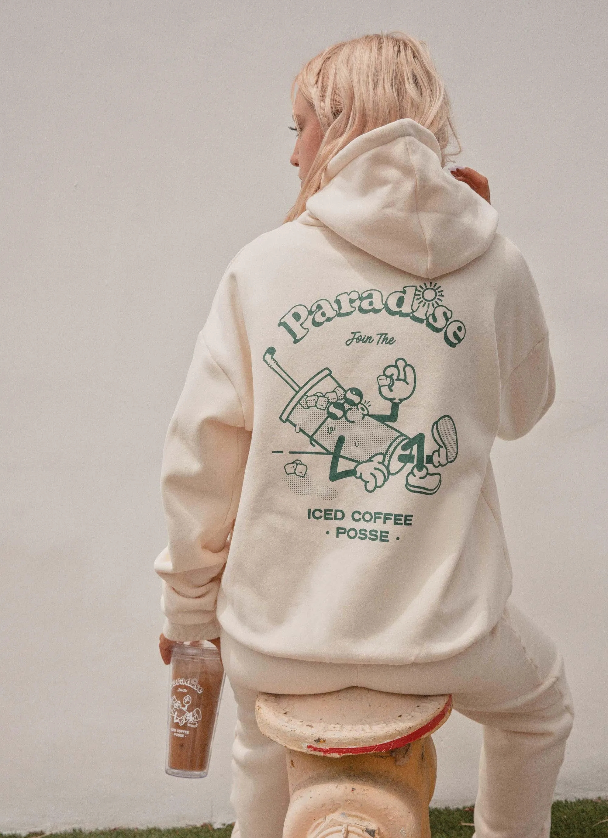 The Everyday Hoodie - Ivory sold by Peppermayo
