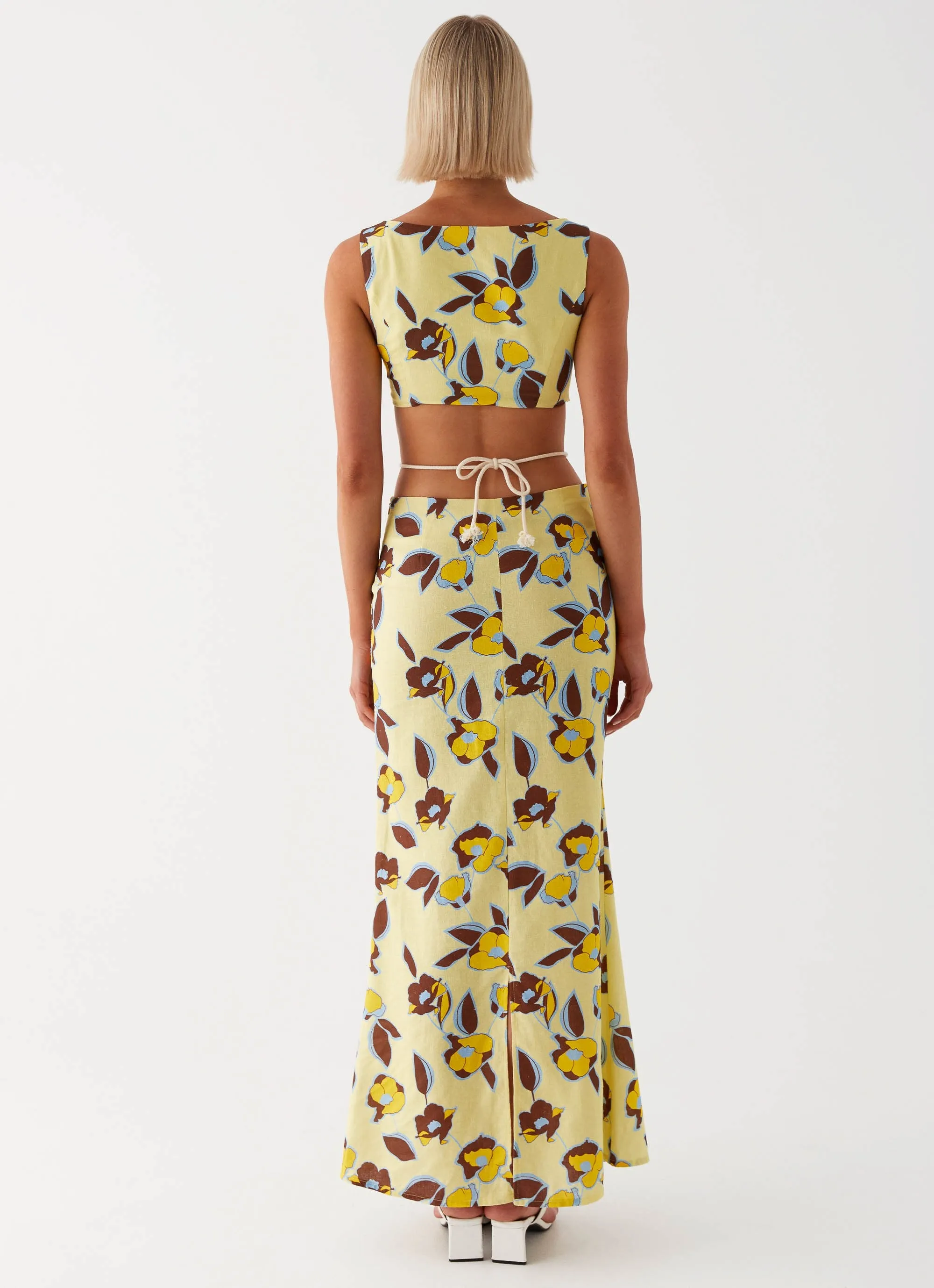 Taryn Cut Out Maxi Dress - Primrose sold by Peppermayo product image thumbnail 4