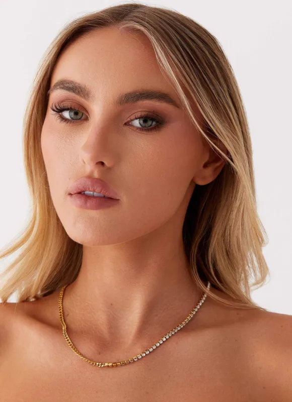 Millionaire Necklace - Gold sold by Peppermayo