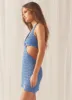 Heaven Crochet Dress - Blue sold by Peppermayo