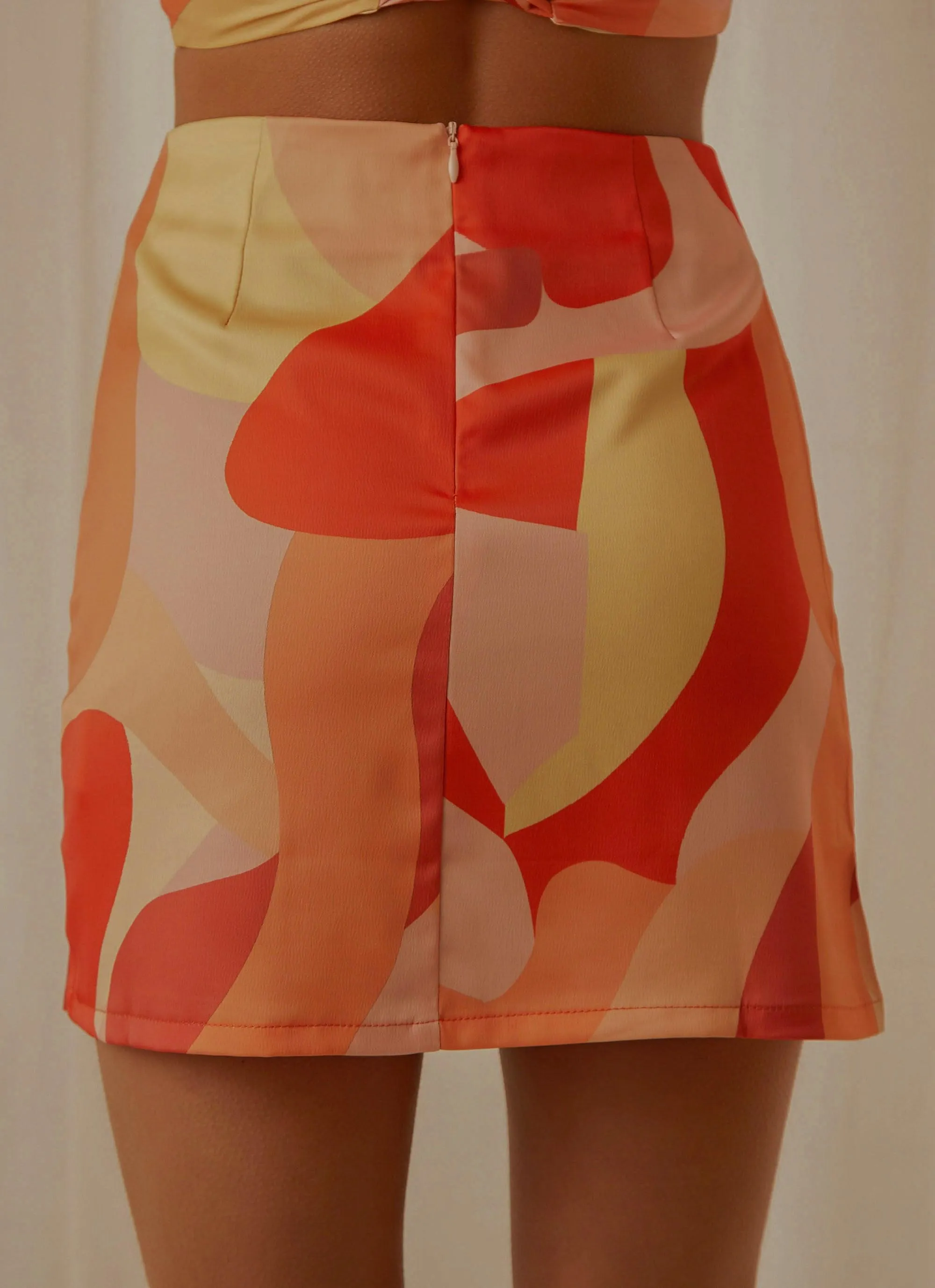 Thrill Bound Mini Skirt - Flaming sold by Peppermayo product image thumbnail 5
