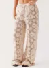 Shell Beach Crochet Pants - Ivory sold by Peppermayo