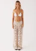 Shell Beach Crochet Pants - Ivory sold by Peppermayo