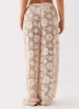 Shell Beach Crochet Pants - Ivory sold by Peppermayo