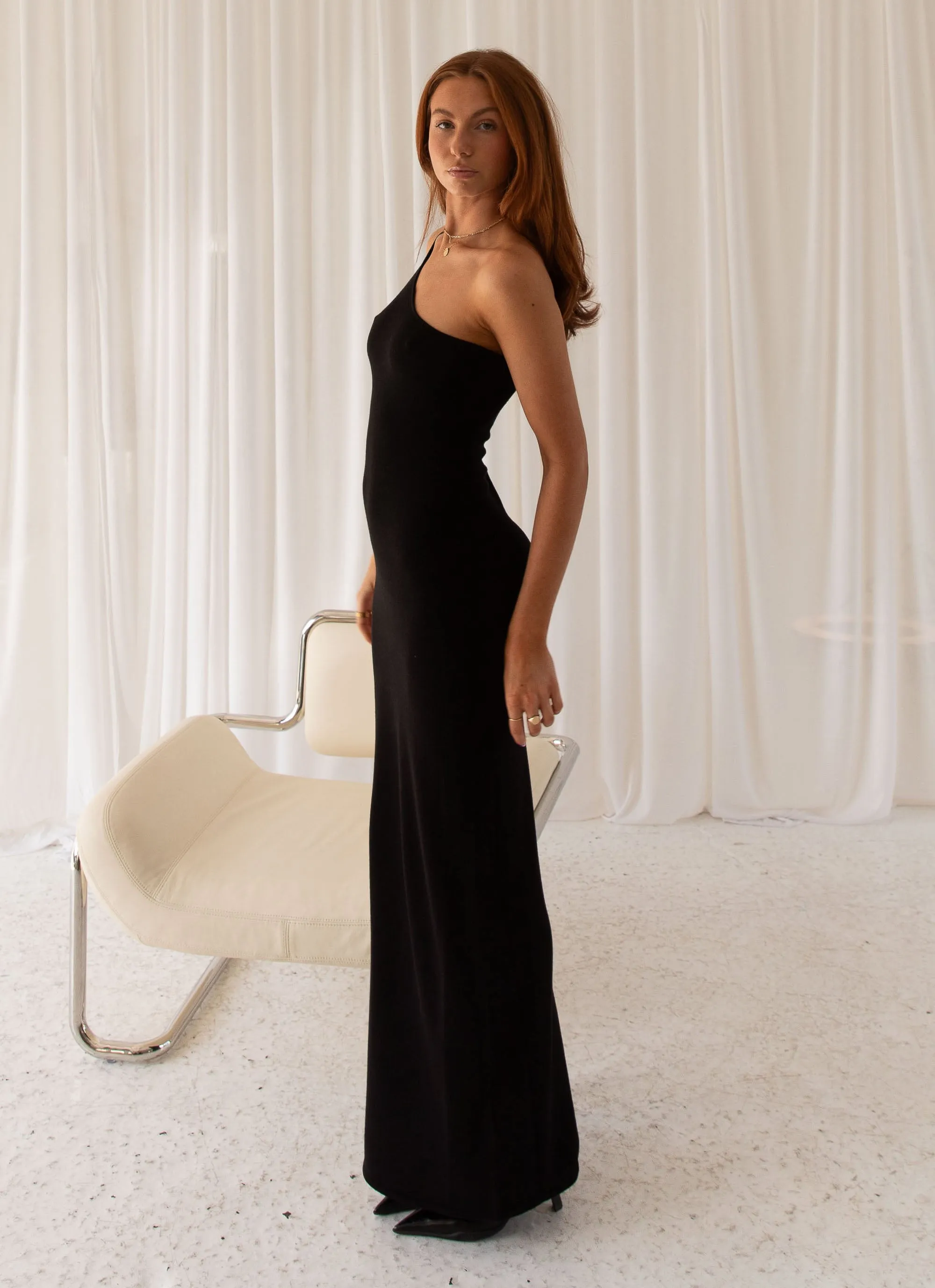 Twin Flame Knit Maxi Dress - Black sold by Peppermayo product image thumbnail 2