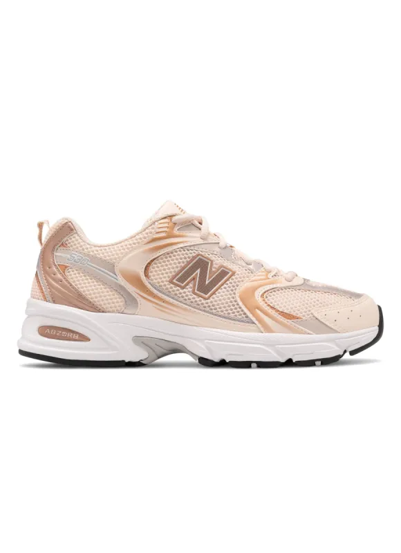 530 Sneaker - Light Pink with Rose Gold made by New Balance