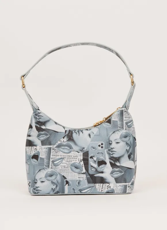The Riley Shoulder Bag - Riley Collage sold by Peppermayo