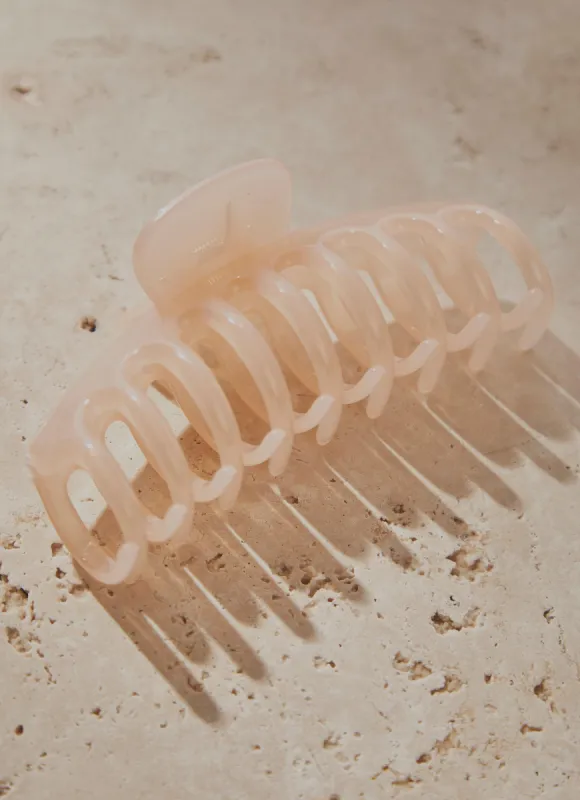 A New Perspective Hair Clip - Beige sold by Peppermayo