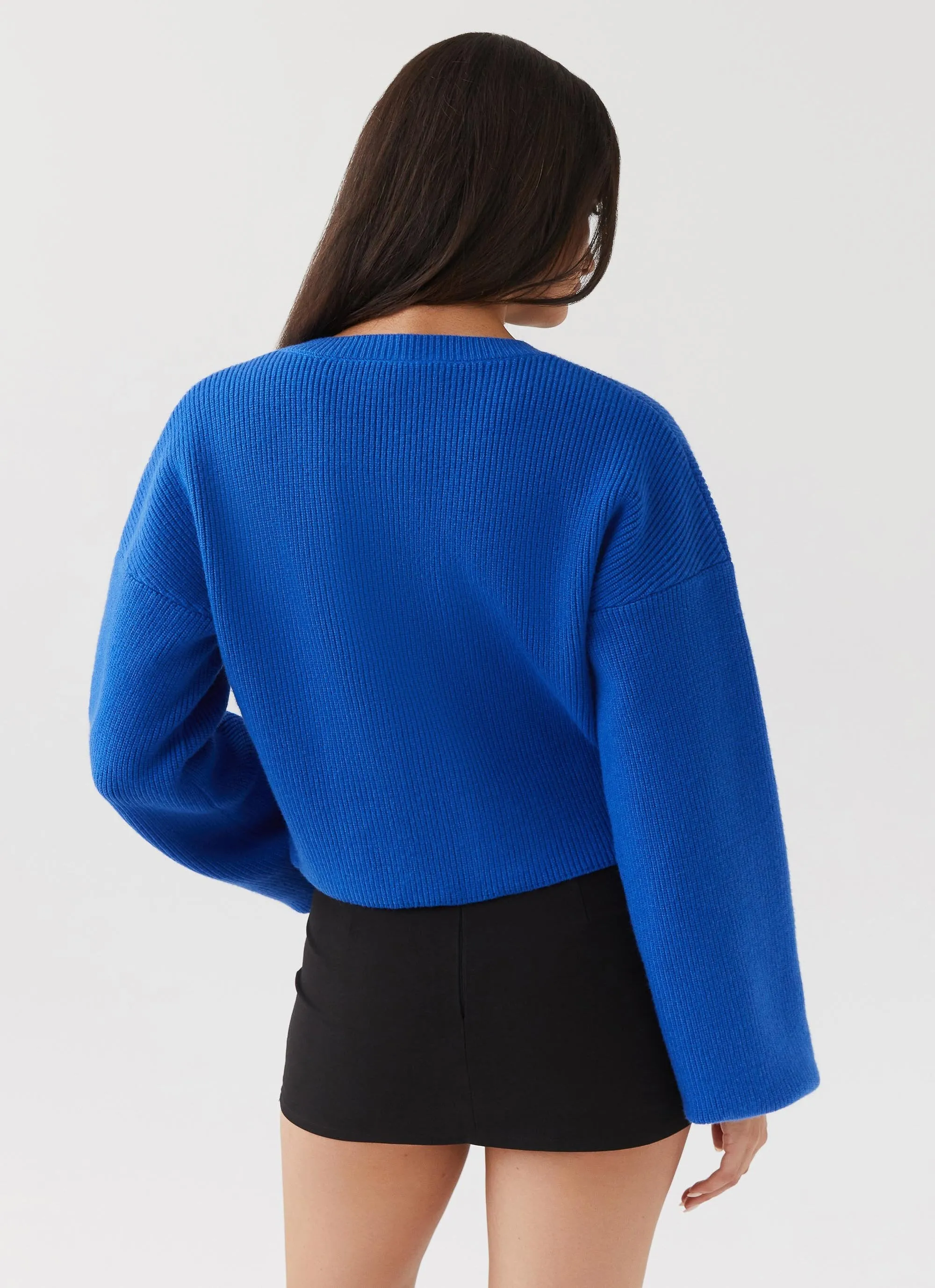 Daphne Knit Cardigan - Cobalt sold by Peppermayo product image thumbnail 4