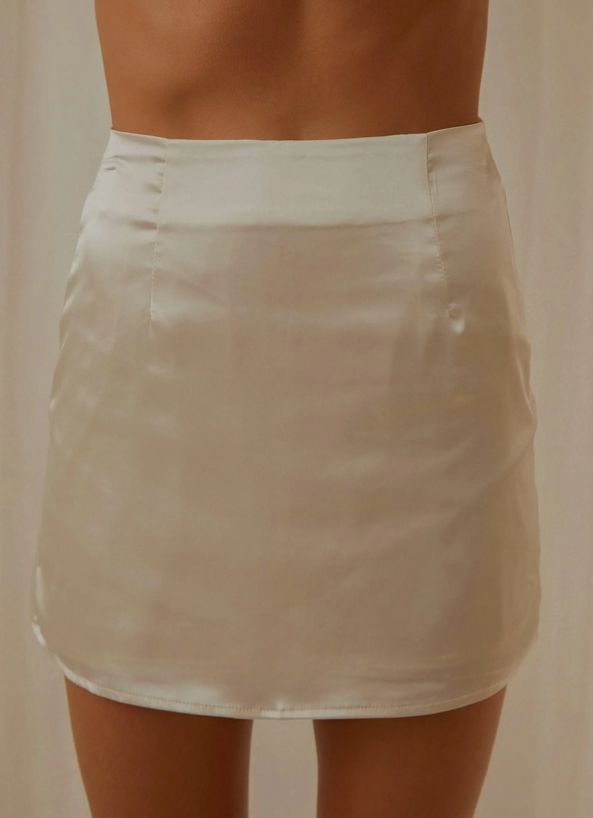 Hearts Beating Mini Skirt - Ivory sold by Peppermayo product image thumbnail 3