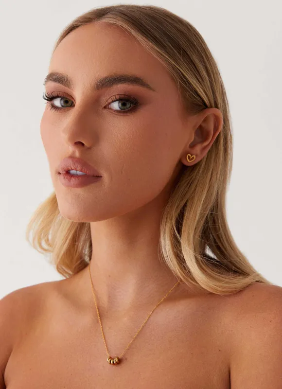 Link Up Necklace - Gold sold by Peppermayo