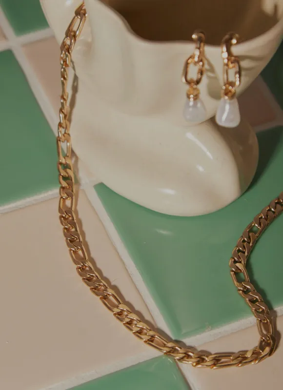 Marty Necklace - Gold sold by Peppermayo