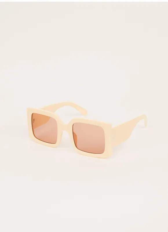 Minka Sunglasses - Ivory sold by Peppermayo