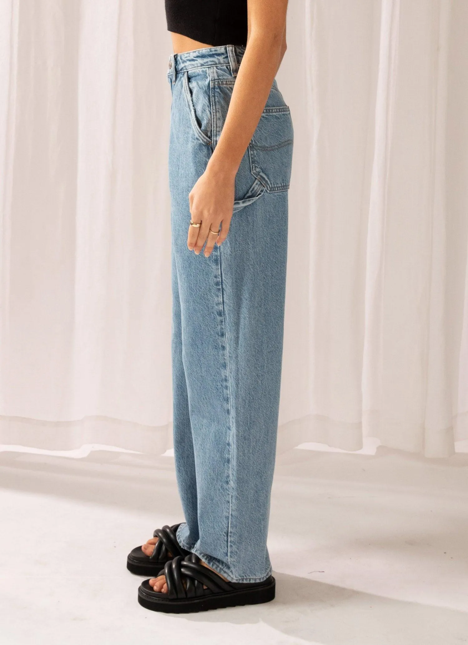 High Baggy Carpenter Jean - Stonewash sold by Peppermayo product image thumbnail 5