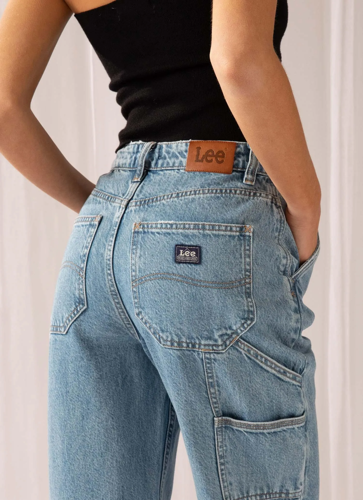 High Baggy Carpenter Jean - Stonewash sold by Peppermayo product image thumbnail 3