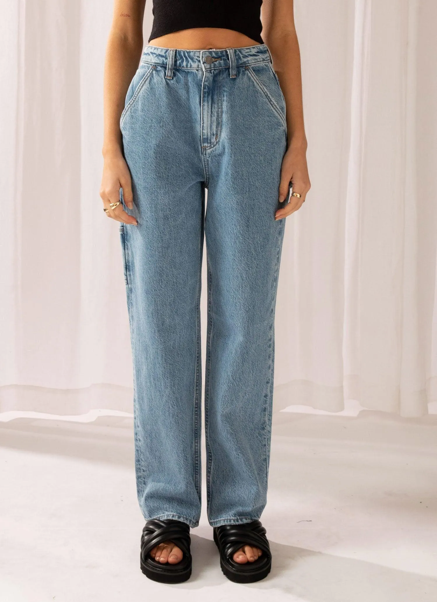 High Baggy Carpenter Jean - Stonewash sold by Peppermayo product image thumbnail 4