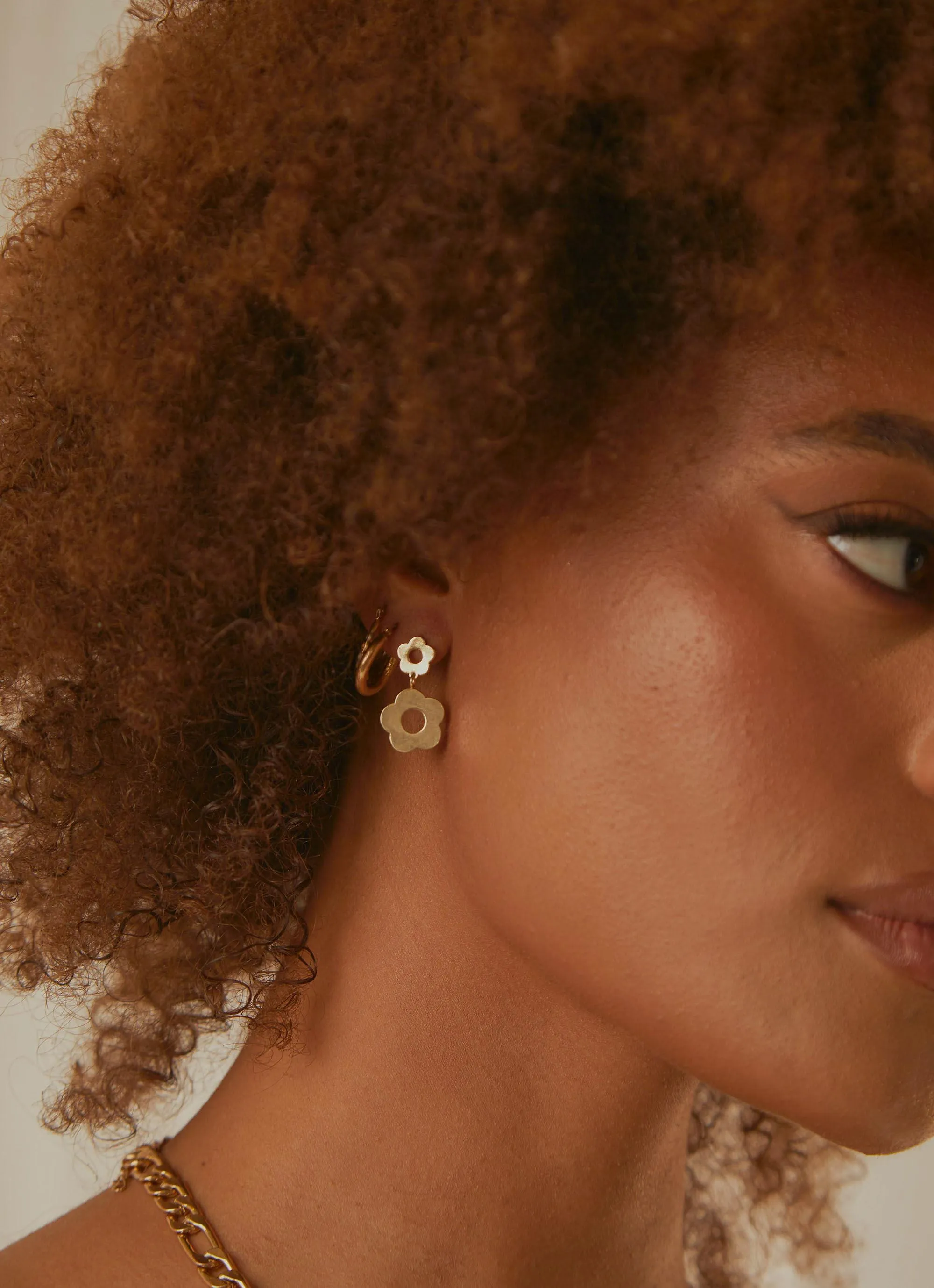 Halle Earrings - Gold sold by Peppermayo product image thumbnail 2