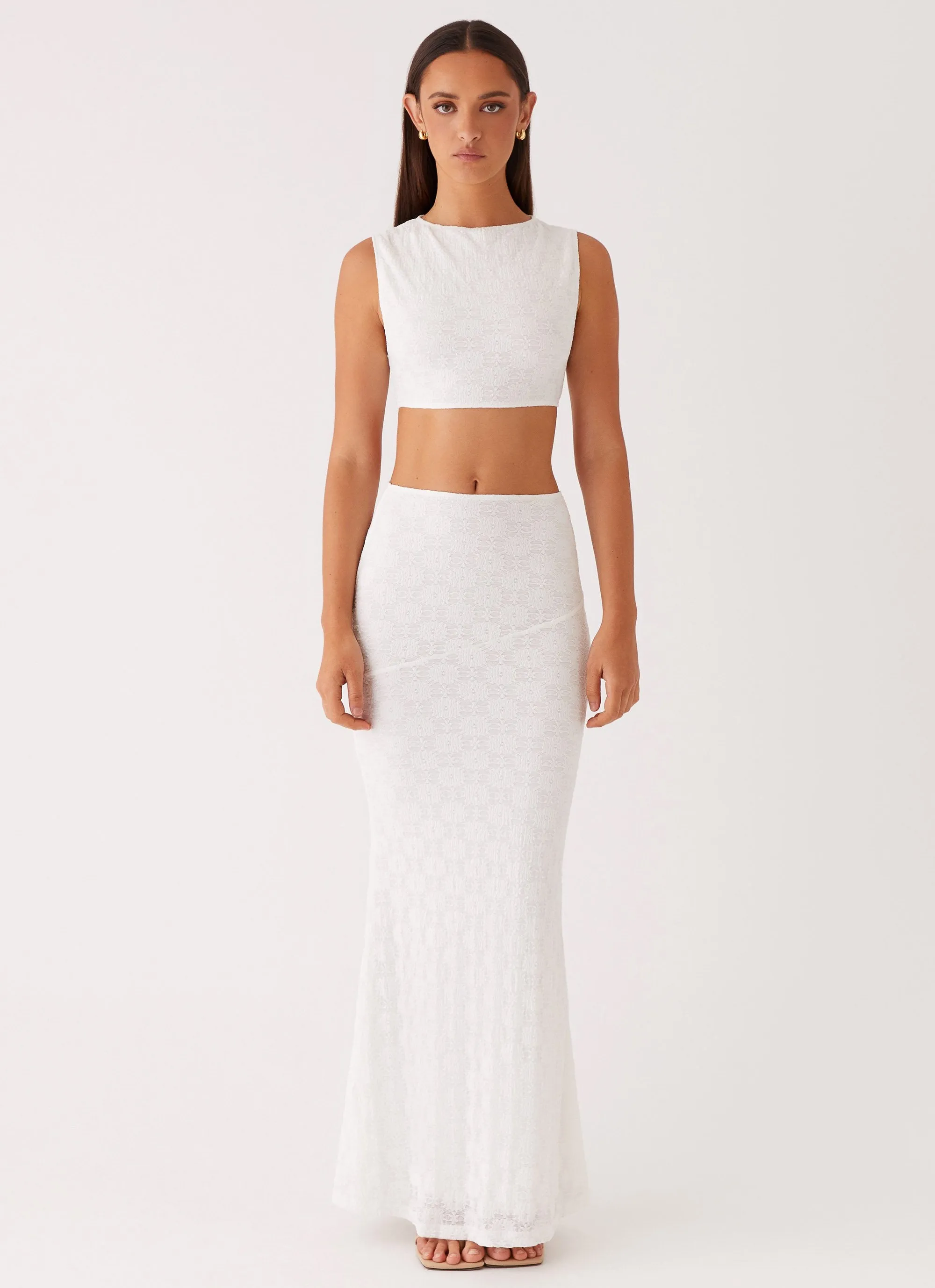 Issey Maxi Skirt - White sold by Peppermayo product image thumbnail 2