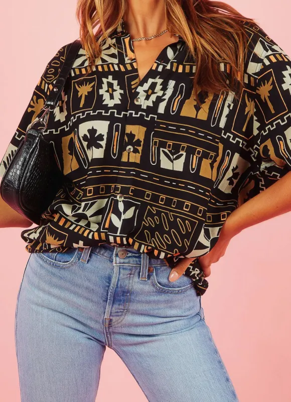 Bon Shirt - Sun Leaf sold by Peppermayo