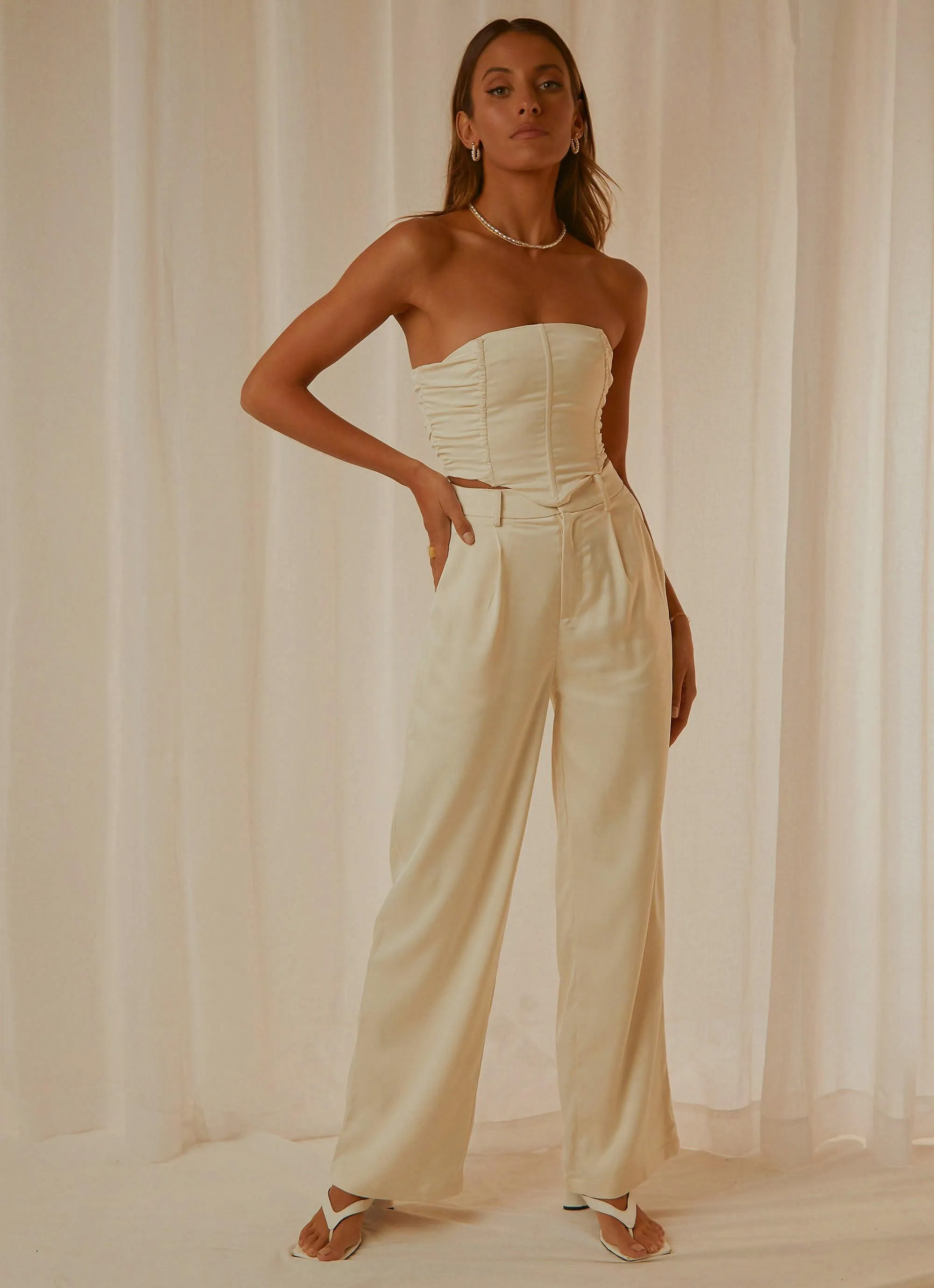 Time to Dream Bustier Top - Ivory sold by Peppermayo product image thumbnail 3