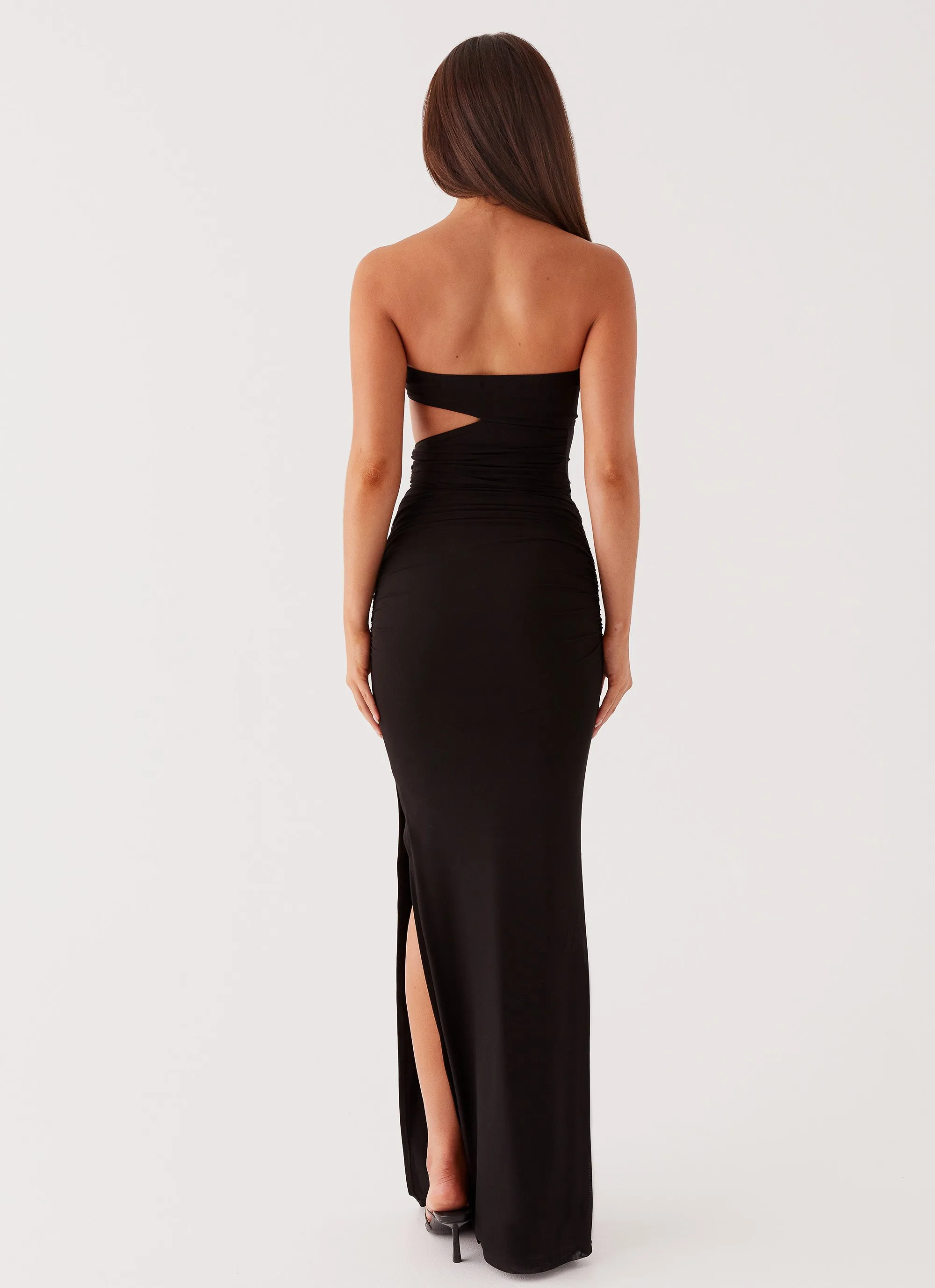 Into Pieces Mesh Maxi Dress - Black sold by Peppermayo product image thumbnail 3