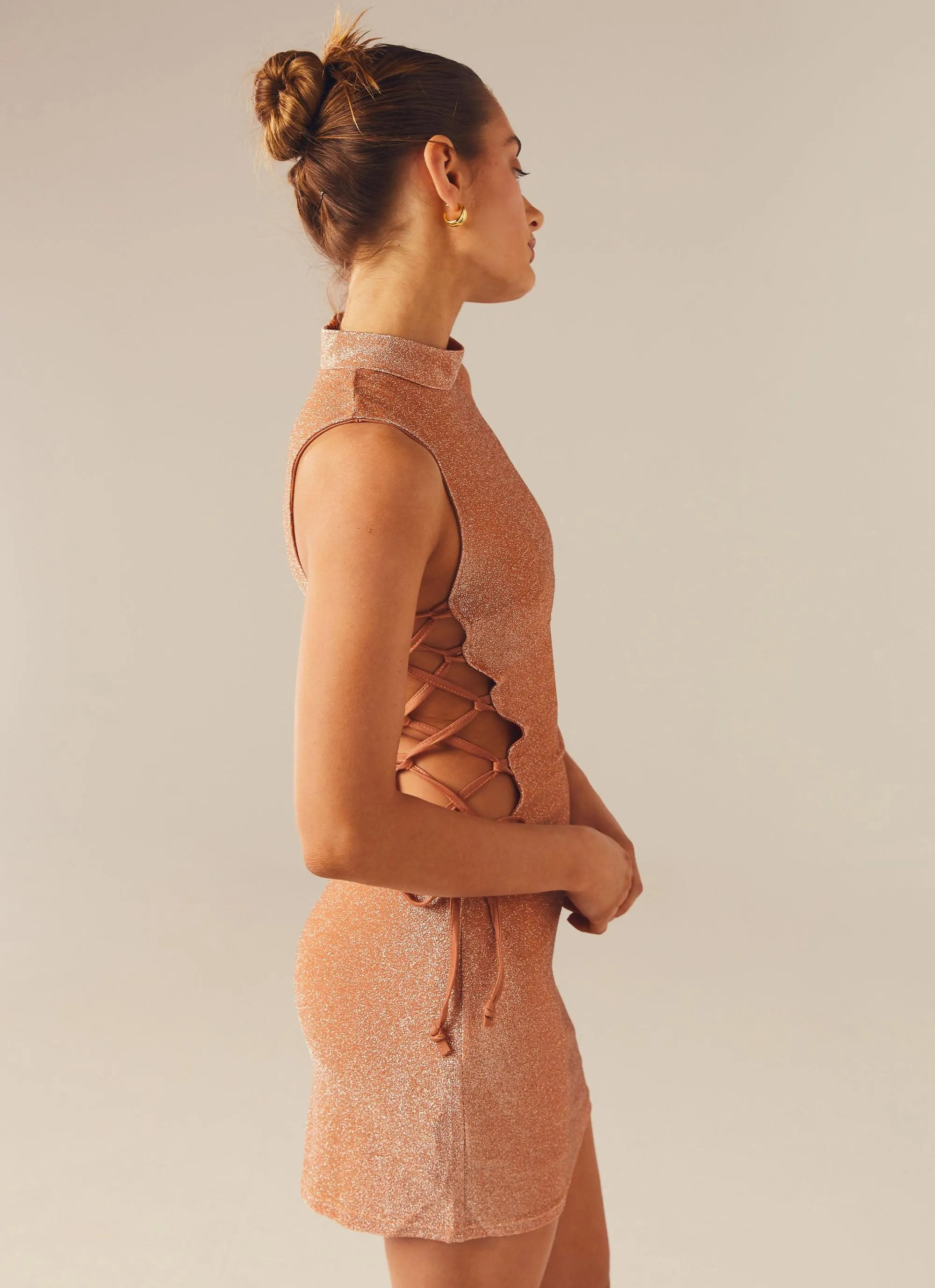 Private Party Mini Dress - Tangerine sold by Peppermayo product image thumbnail 3