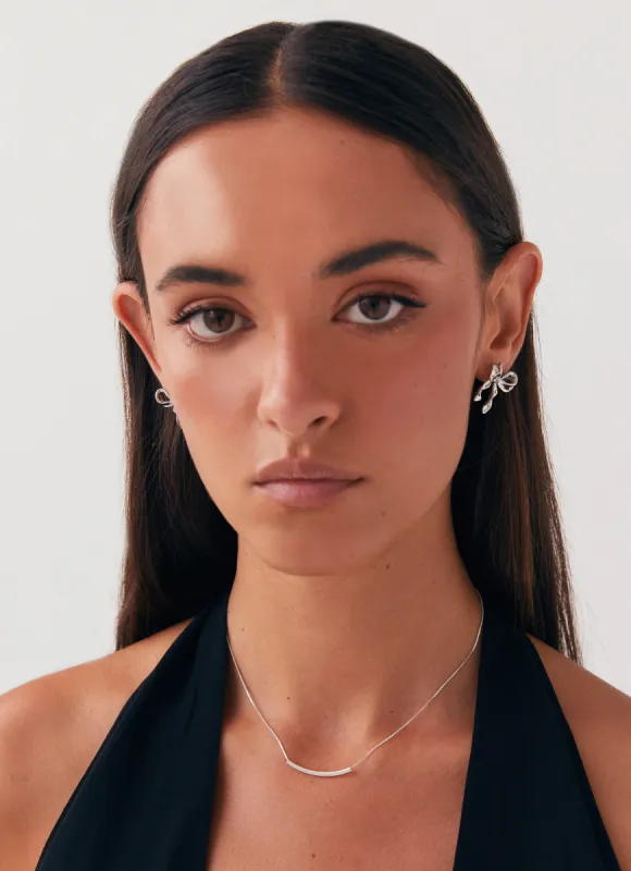 Simplicity Chain Necklace - Silver sold by Peppermayo