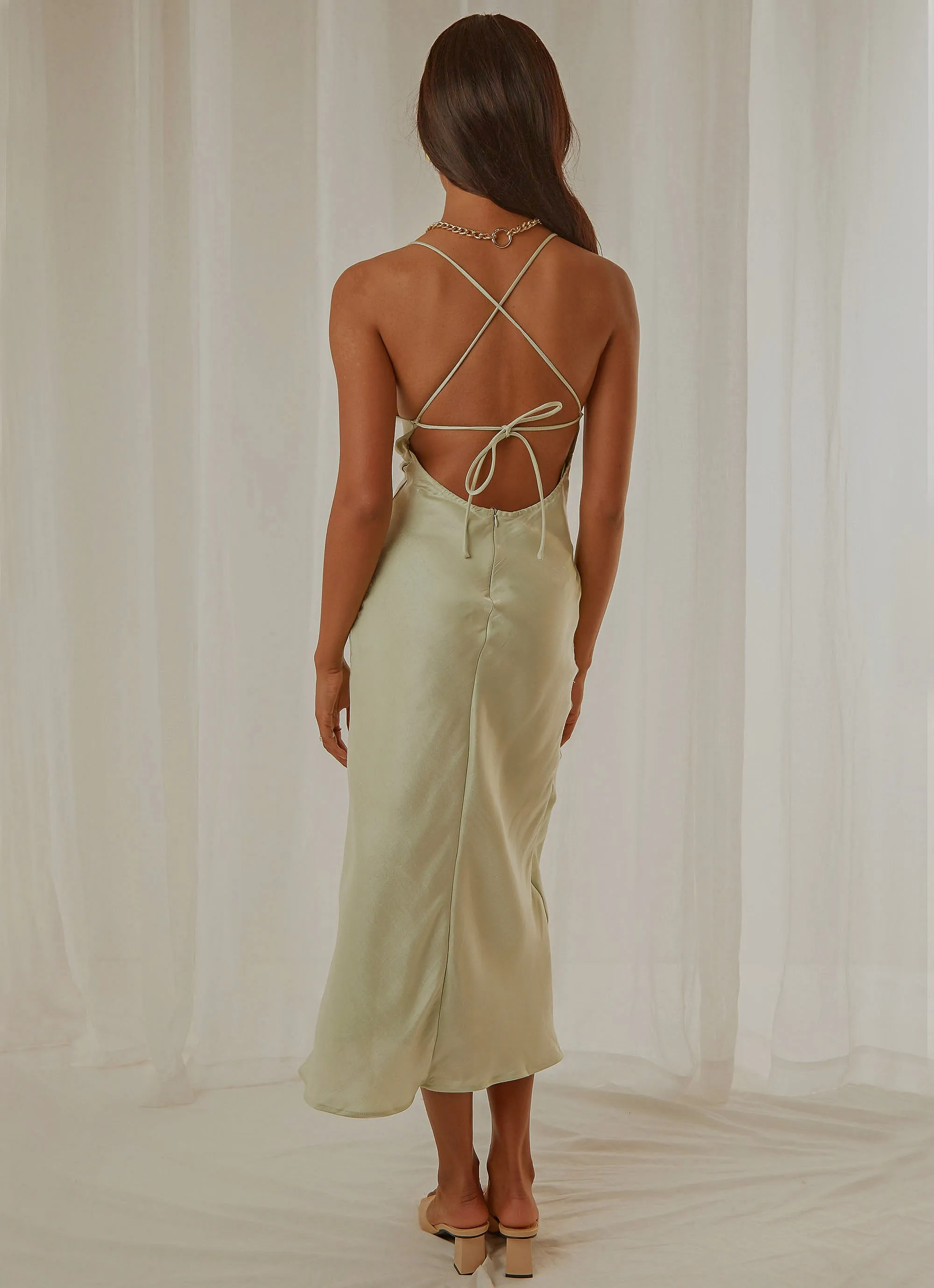 Sweet Life Midi Dress - Sage sold by Peppermayo product image thumbnail 5