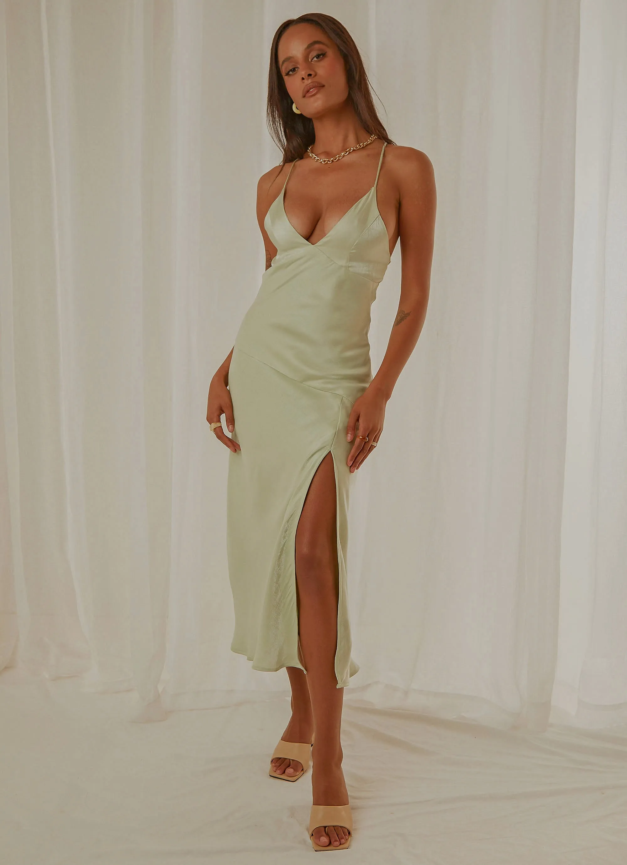 Sweet Life Midi Dress - Sage sold by Peppermayo product image thumbnail 3