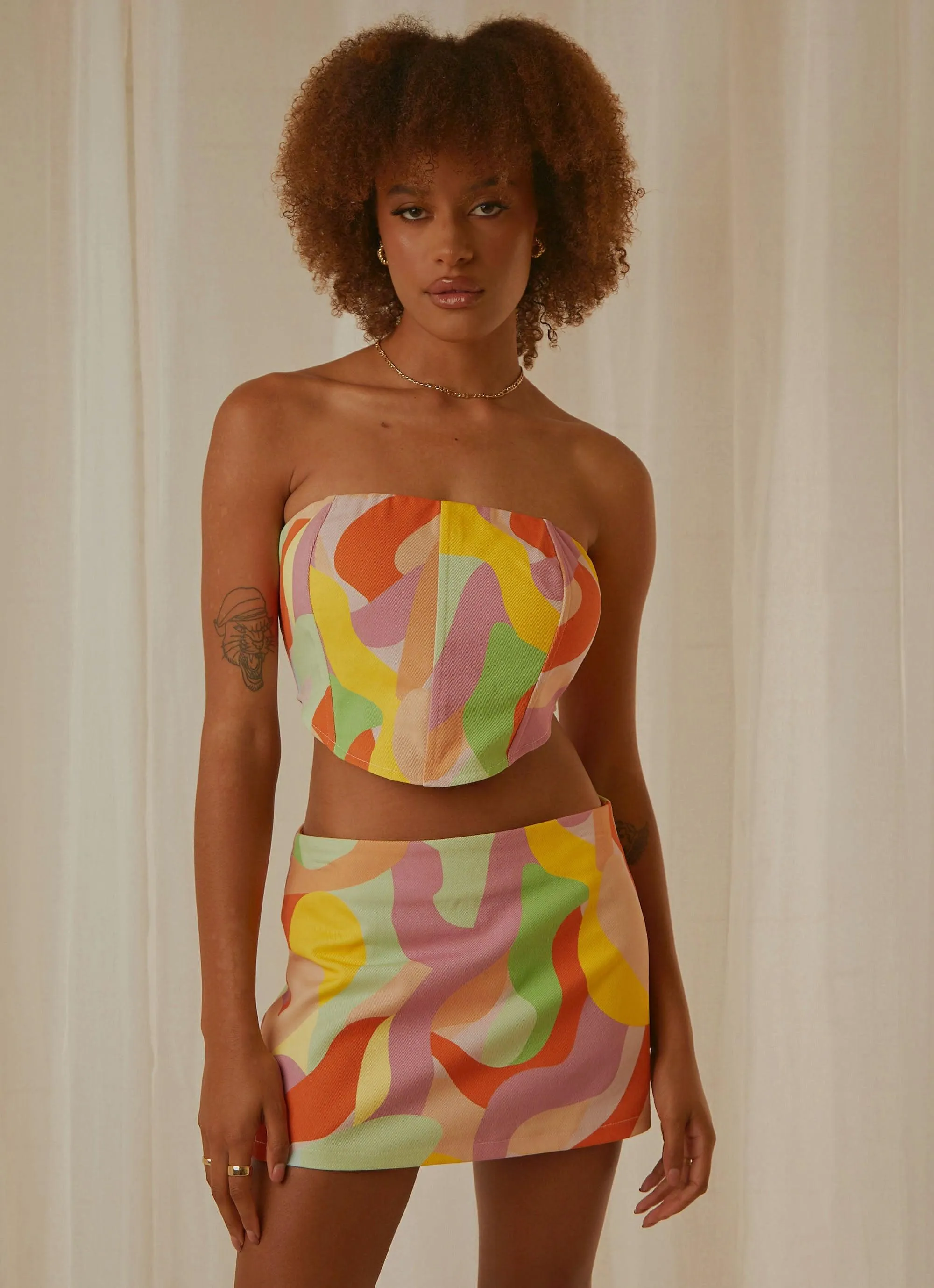 Sipping Wine Bustier - Paloma sold by Peppermayo product image thumbnail 3