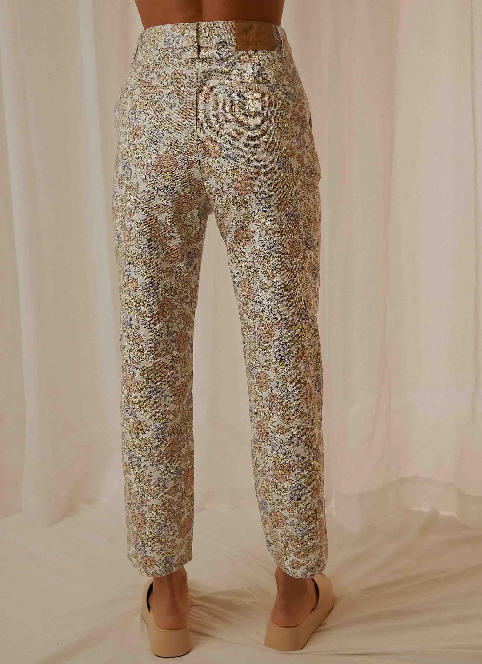 California Pant - Flower Power sold by Peppermayo product image thumbnail 5