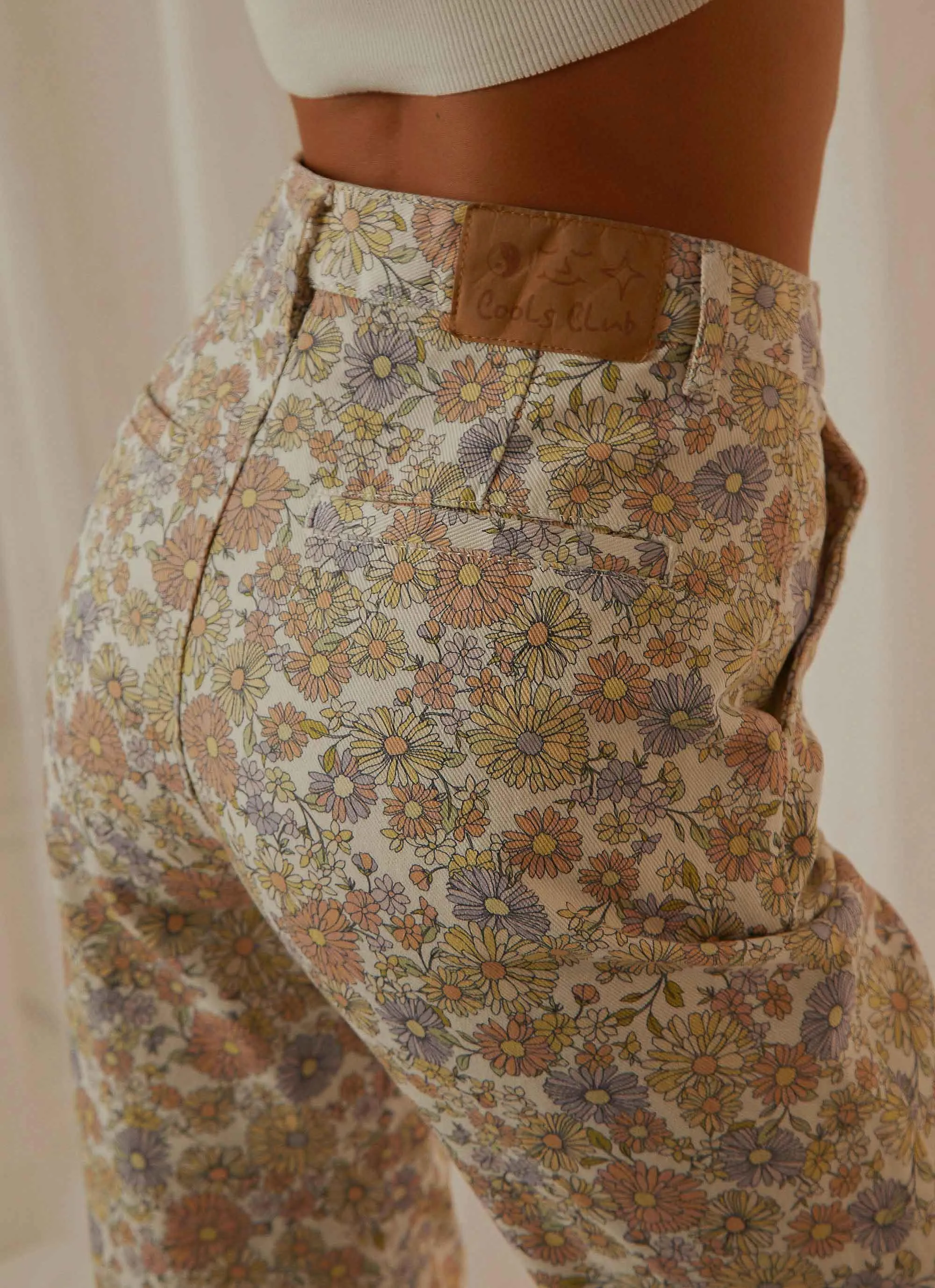 California Pant - Flower Power sold by Peppermayo product image thumbnail 2