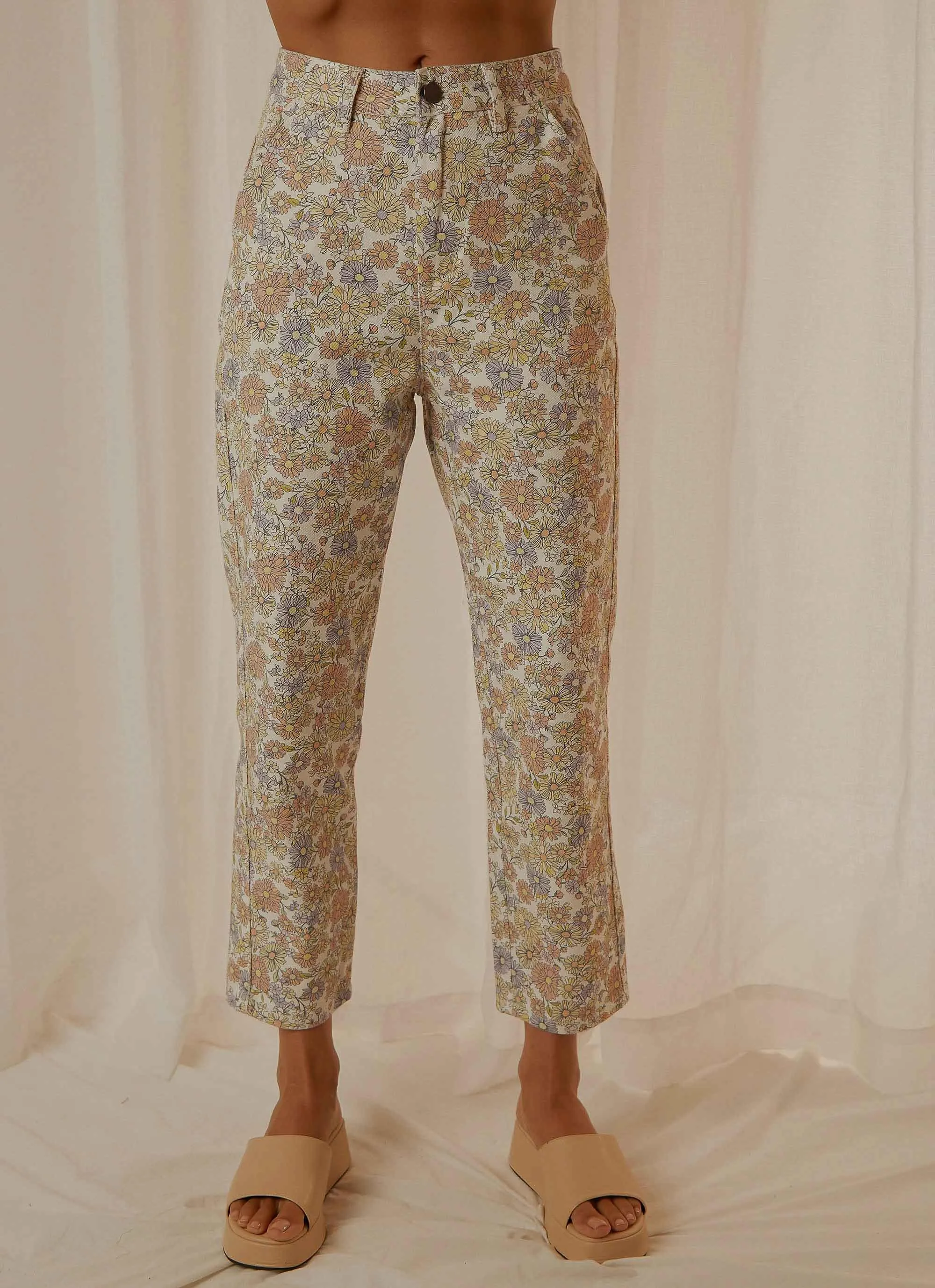 California Pant - Flower Power sold by Peppermayo product image thumbnail 3