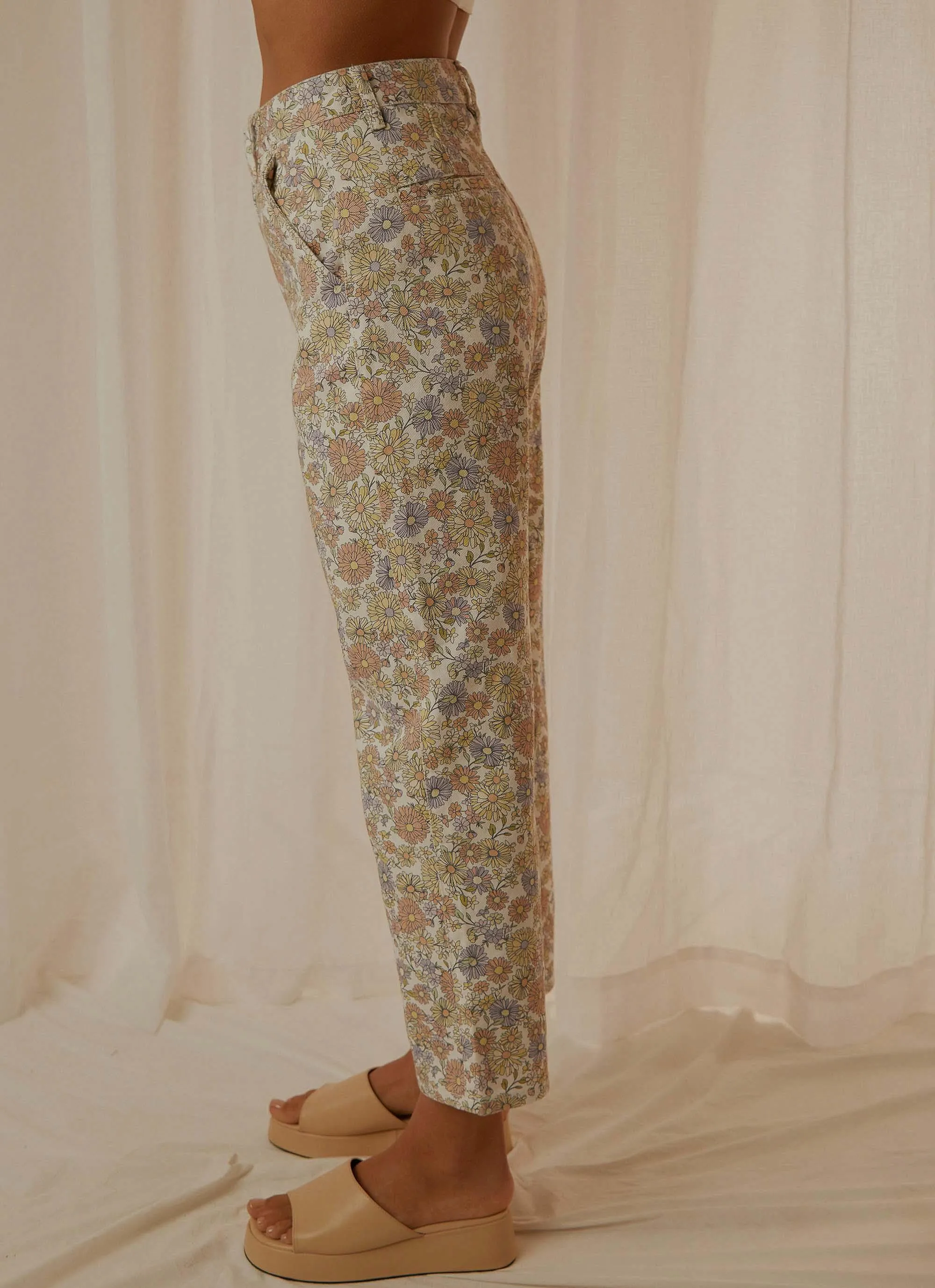 California Pant - Flower Power sold by Peppermayo product image thumbnail 4