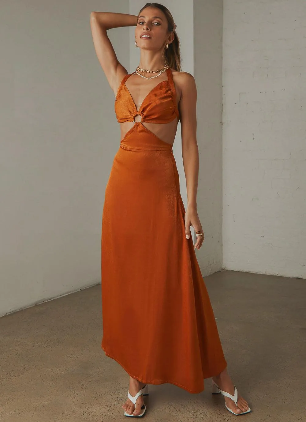 Palas Maxi Dress - Rust sold by Peppermayo product image thumbnail 4