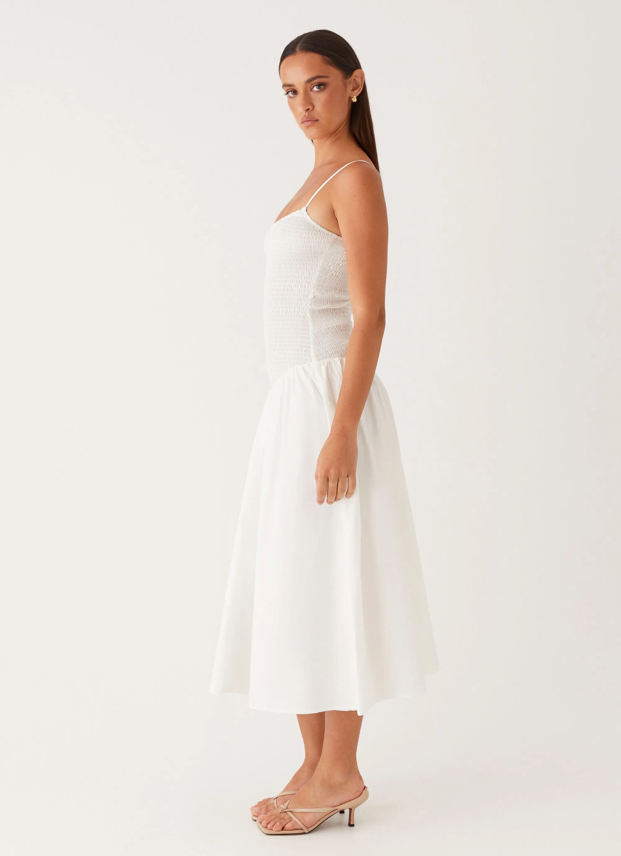 Natalyi Midi Dress - White sold by Peppermayo product image thumbnail 4