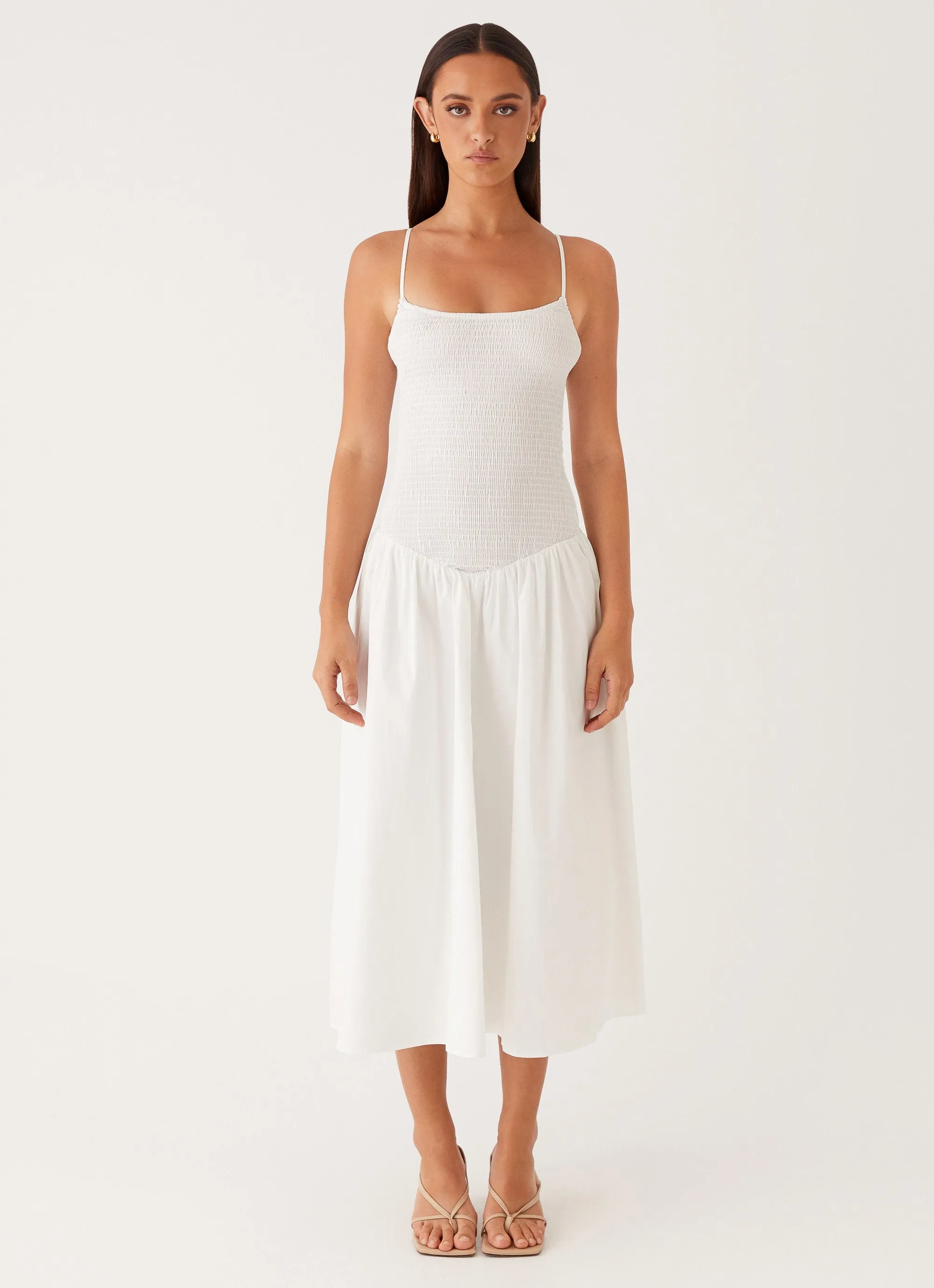 Natalyi Midi Dress - White sold by Peppermayo product image thumbnail 3