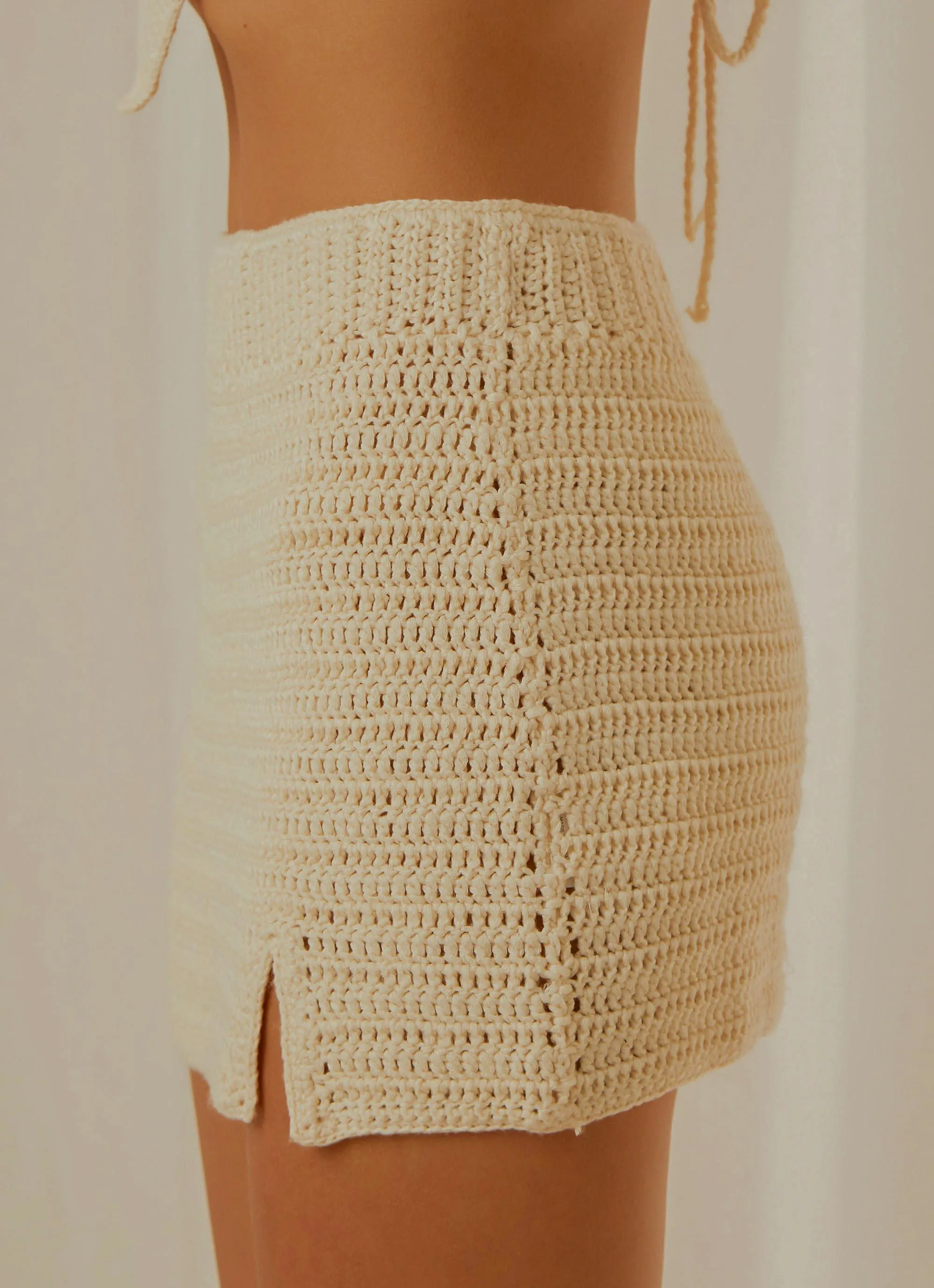 Summer Style Crochet Skirt - Coconut sold by Peppermayo product image thumbnail 5