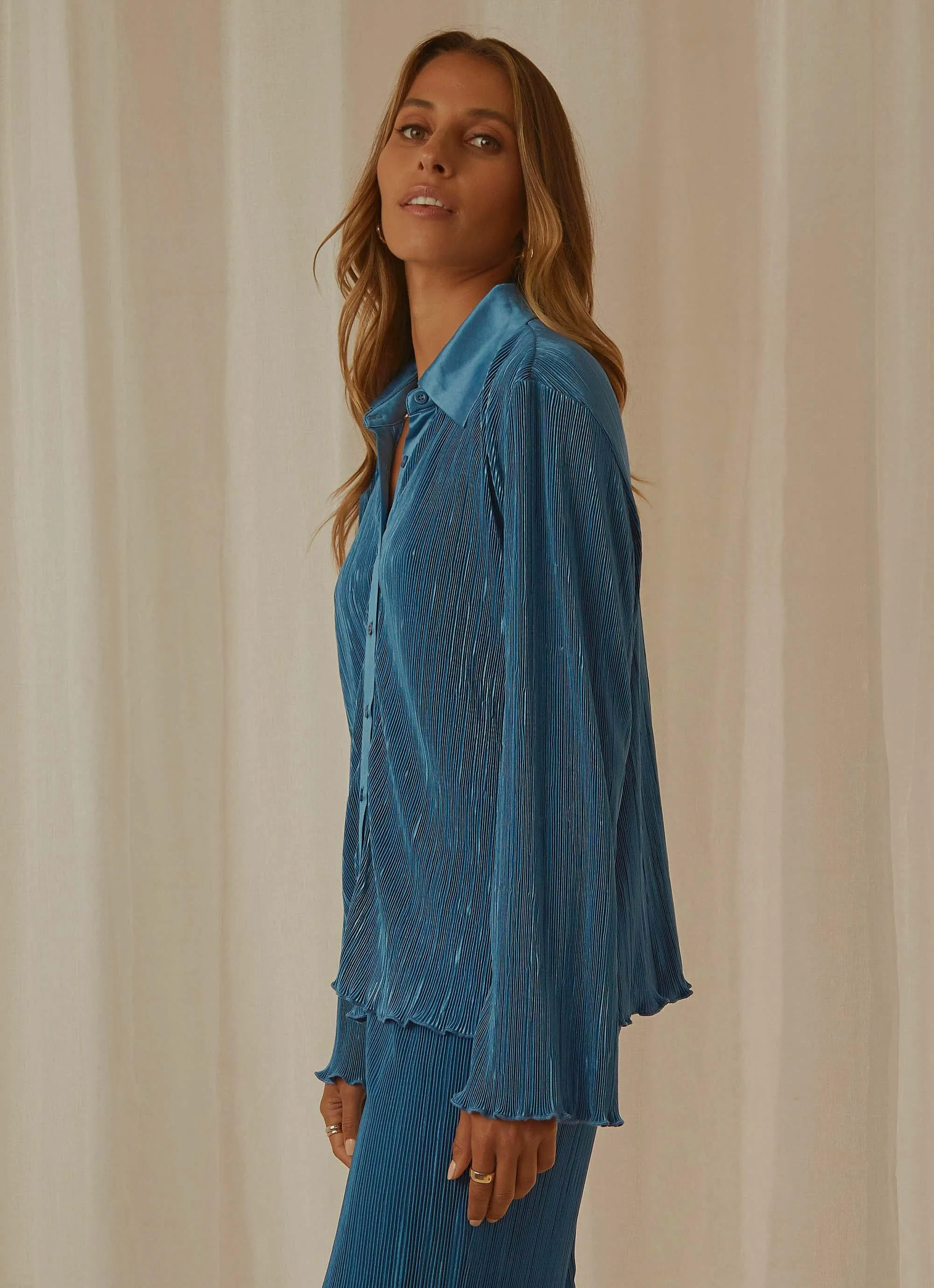 Change of Pace Shirt - Cobalt sold by Peppermayo product image thumbnail 4