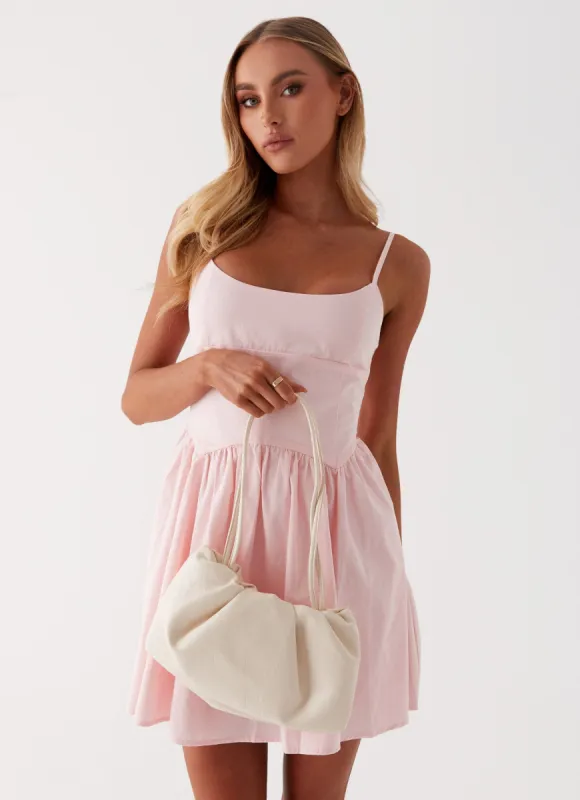 Louisa Shoulder Bag - Ivory sold by Peppermayo