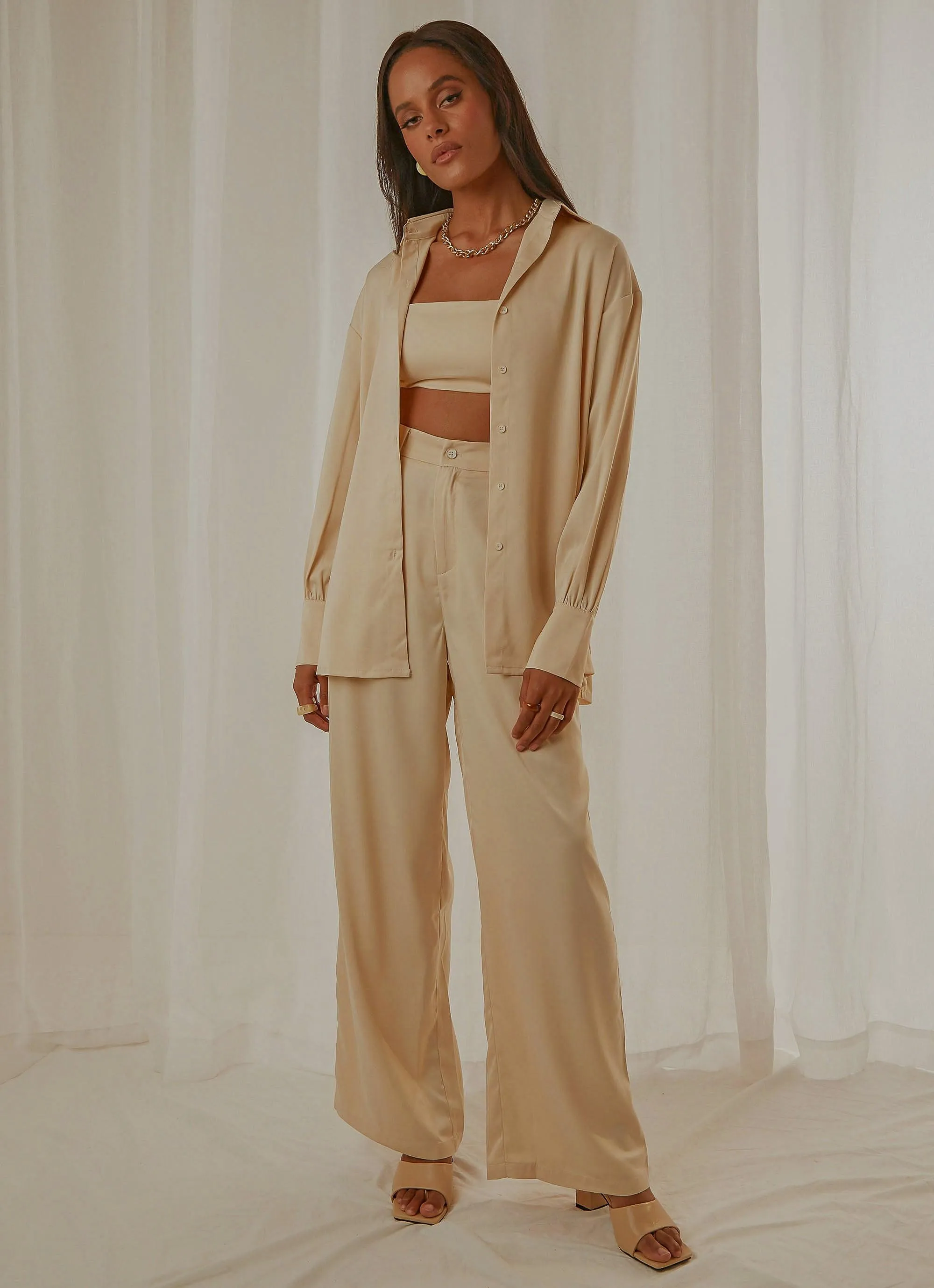 Monet Oversized Shirt - Ivory sold by Peppermayo product image thumbnail 3